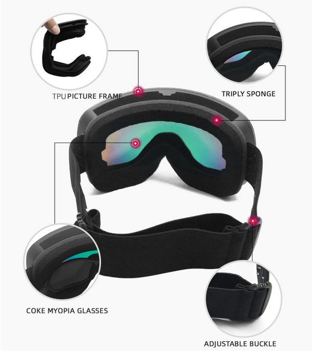 Μάσκα Σκι - HX037 - 920679 - Black/Black - Image 2