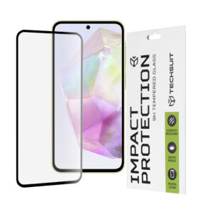 Techsuit - 111D Full Cover / Full Glue Glass - Samsung Galaxy A35 5G / A55 5G / M35 - Black