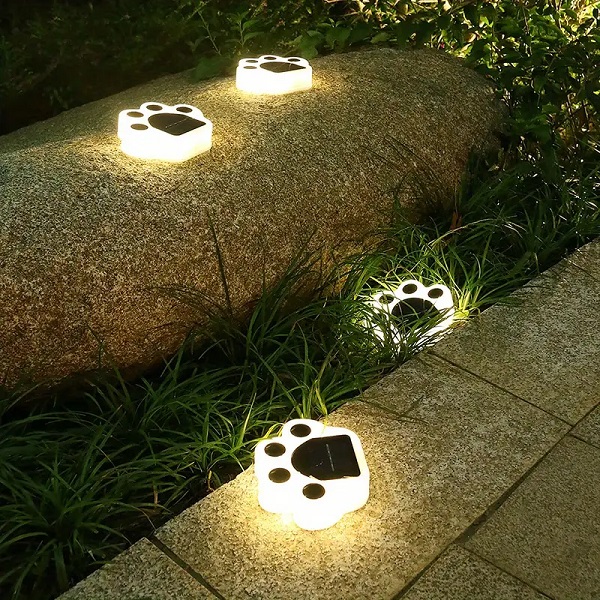 Ηλιακό φωτιστικό κήπου LED - Πατούσα - 4pcs - 942010 - Image 2