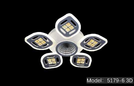 Φωτιστικό οροφής LED - Πλαφονιέρα με Dimmer - 5179-6WH - 943765 - Image 2