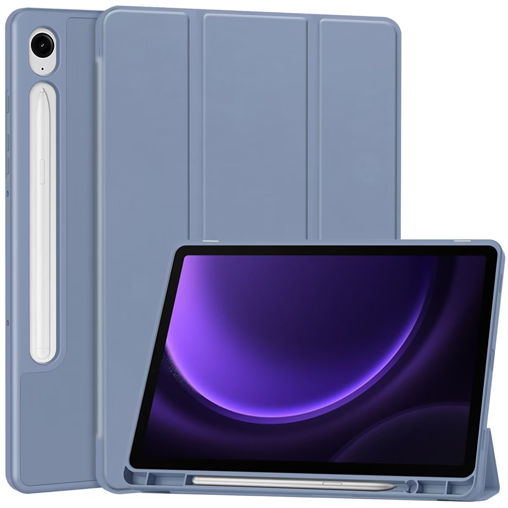 Techsuit - Flex Trifold (with Pencil Holder) - Samsung Galaxy Tab A7 Lite - Purple