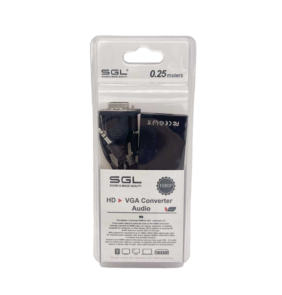 Αντάπτορας HDMI female σε VGA & Jack 3.5mm - TP12 - 25cm - 095981