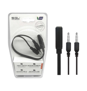 Αντάπτορας Jack 3.5mm - Female/2Male - 1528A-01 - 096001