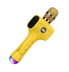 Ασύρματο μικρόφωνο Karaoke με ηχείο - M10 - 961867 - Yellow