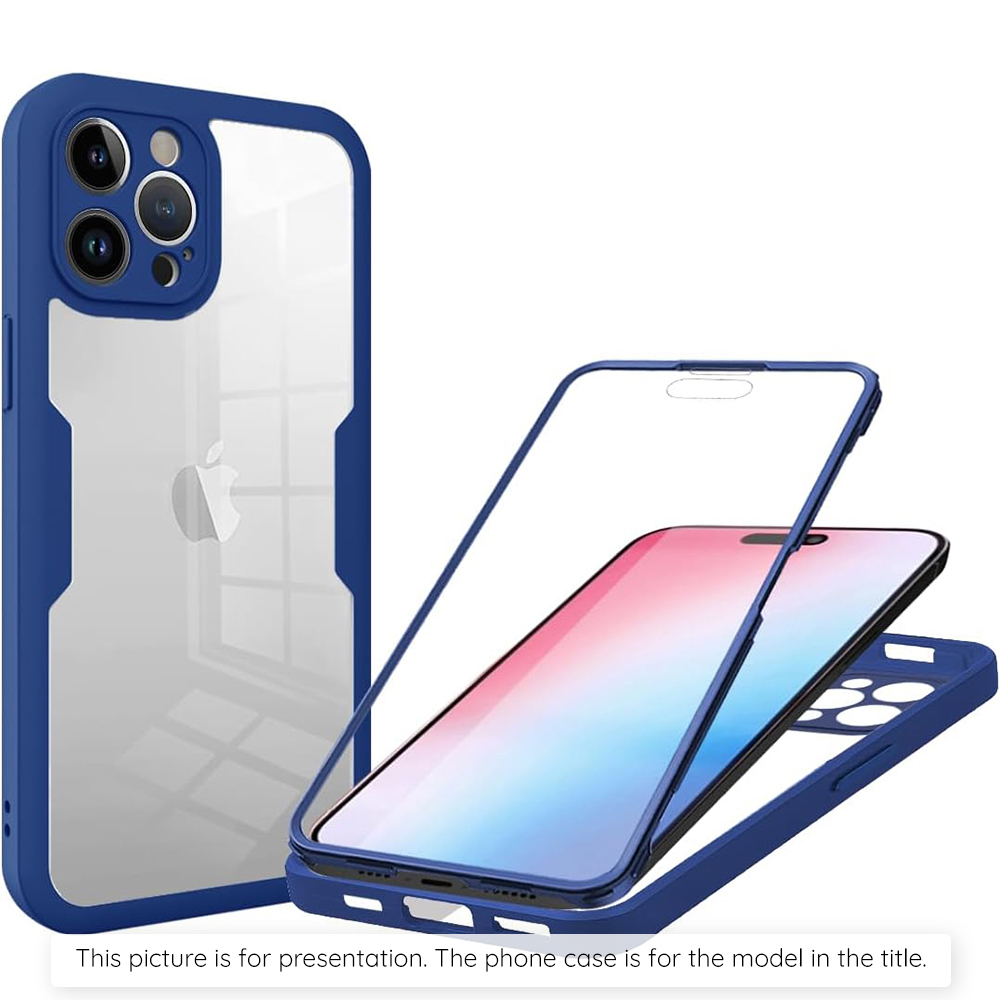 Techsuit - ColorVerse 360 Series + Screen Protector - Xiaomi Redmi Note 14 Pro 5G / Note 14 Pro+ 5G / Poco X7 - Blue