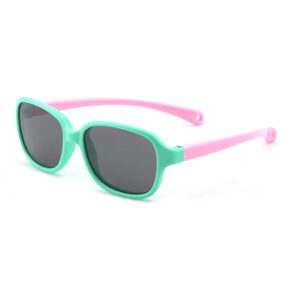 Techsuit - Sunglasses Polarised (8192-C1) - for Babies - Green / Pink