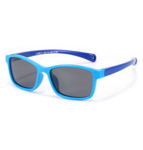 Techsuit - Sunglasses Polarised (8260-C29) - for Kids  Between 2-4 Years - Blue / Dark Blue