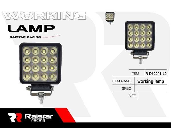 Προβολέας οχημάτων LED - R-D12201-S40 - 110582 - Image 2