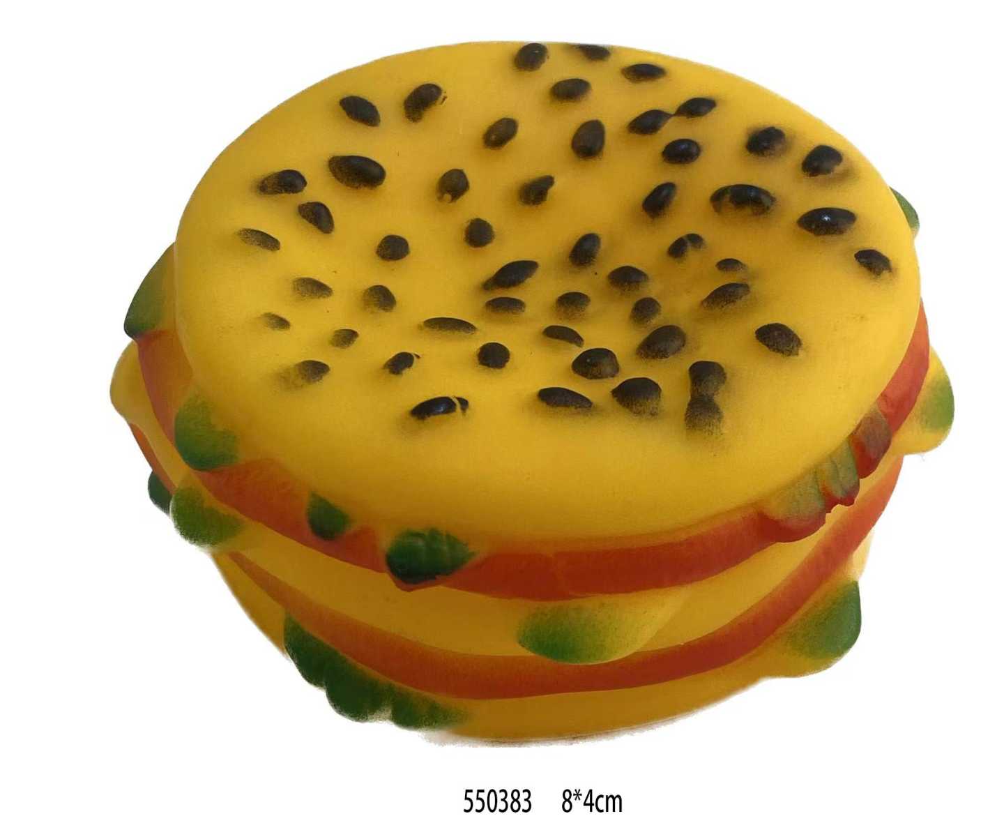 Παιχνίδι σκύλου Latex Burger - 8x4cm - 12pcs - 550383
