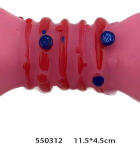 Παιχνίδι σκύλου Latex κόκκαλο - 11.5x4.5cm - 12pcs - 550312
