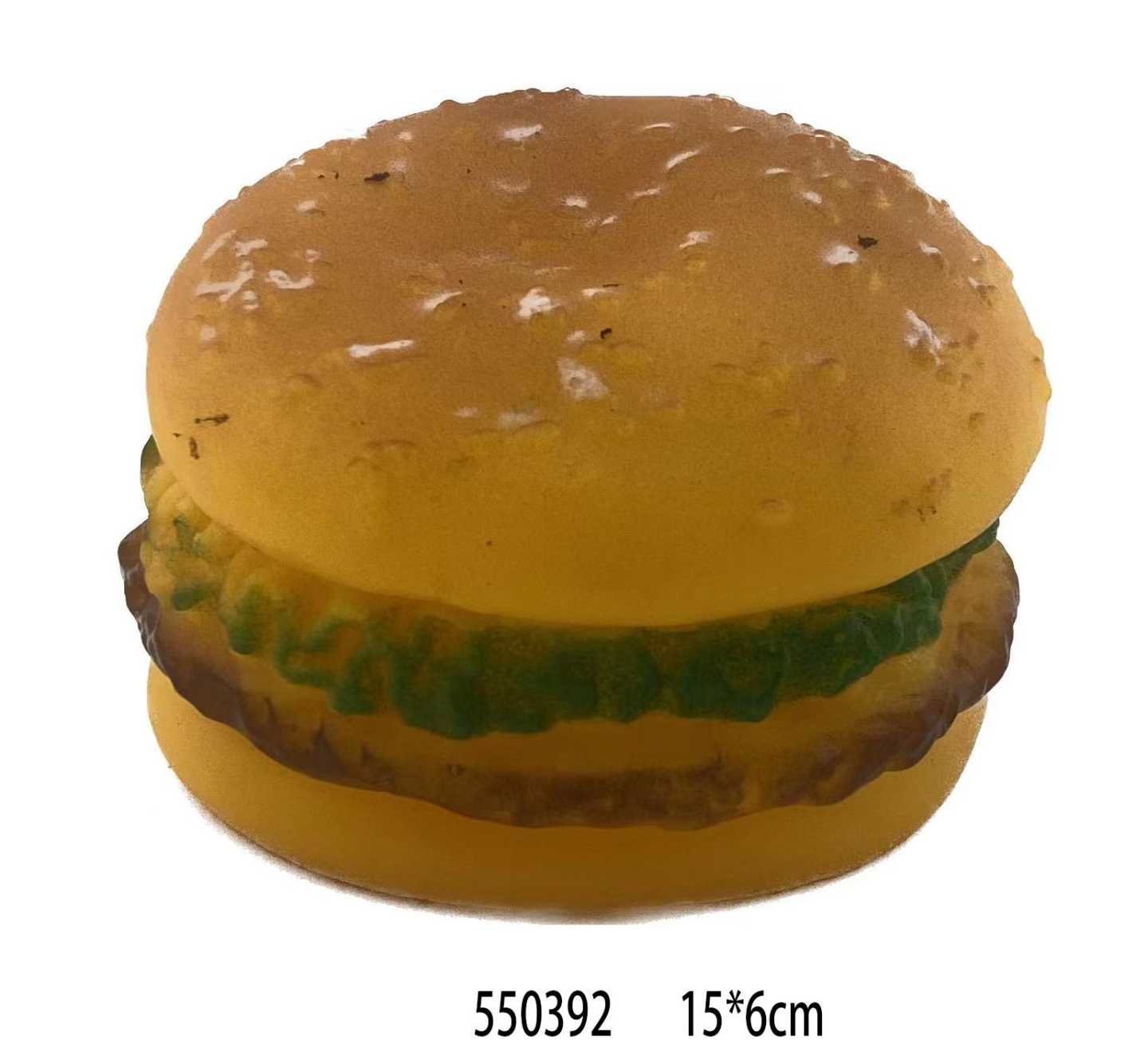 Παιχνίδι σκύλου Latex Burger - 15x6cm - 12pcs - 550392