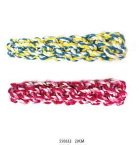 Παιχνίδι σκύλου σχοινί πλεκτό - 20cm - 12pcs - 550632