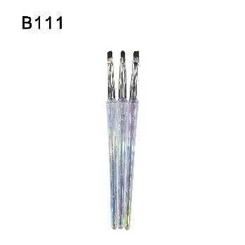 Σετ πινέλα μανικιούρ Nail Art - B111 - 3pcs - 910471 - Image 2