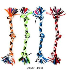 Παιχνίδι σκύλου σχοινί με κόμπους - 45cm - 12pcs - 550512