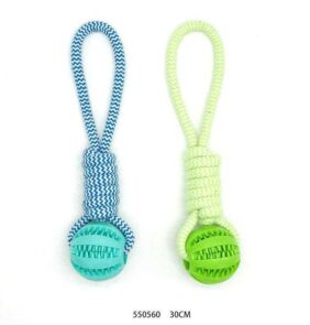 Παιχνίδι σκύλου σχοινί με μπάλα - 30cm - 12pcs - 550560