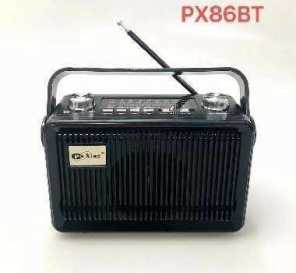 Επαναφορτιζόμενο ραδιόφωνο Retro - PX-86BT - 617163 - Black - Image 2