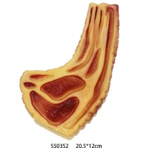 Παιχνίδι σκύλου Latex Steak - 20.5x12cm - 12pcs - 550352