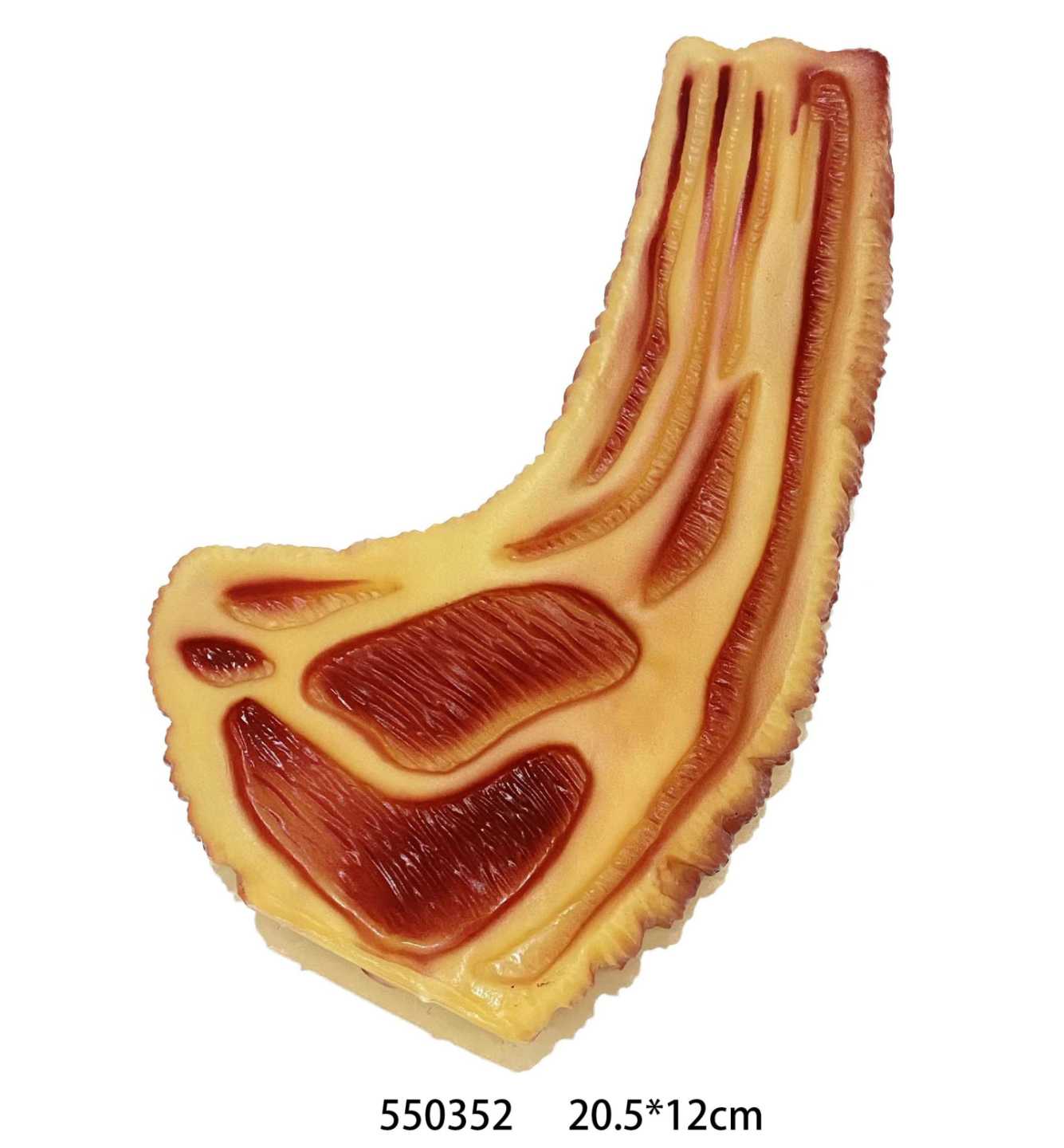 Παιχνίδι σκύλου Latex Steak - 20.5x12cm - 12pcs - 550352