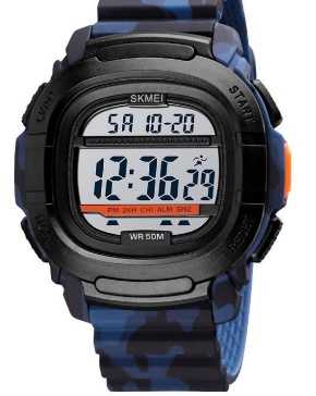 Ψηφιακό ρολόι χειρός – Skmei - 1657 - Army Blue - Image 2