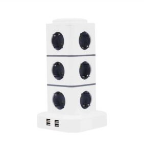 Κάθετο πολύπριζο 12 θέσεων - Σούκο - 4USB - 3m - RC-G12P - 012234