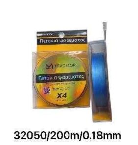 Πετονιά ψαρέματος - Νήμα χρωματιστό - 200m - 0.18mm - 932050