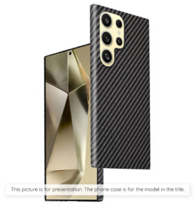 Techsuit - Carbonite FiberShell - Samsung Galaxy S25 Ultra - Black
