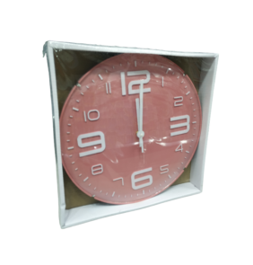 Ρολόι τοίχου - 733B - 130239 - Pink