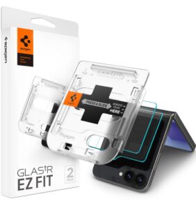 TEMPERED GLASS SPIGEN GLAS.TR ”EZ FIT” 2-PACK GALAXY Z FLIP 5 / 6 / 7 FE CLEAR