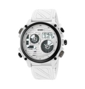 Ψηφιακό/αναλογικό ρολόι χειρός – Skmei - 2202 - White