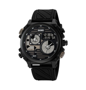 Ψηφιακό/αναλογικό ρολόι χειρός – Skmei - 2202 - Black