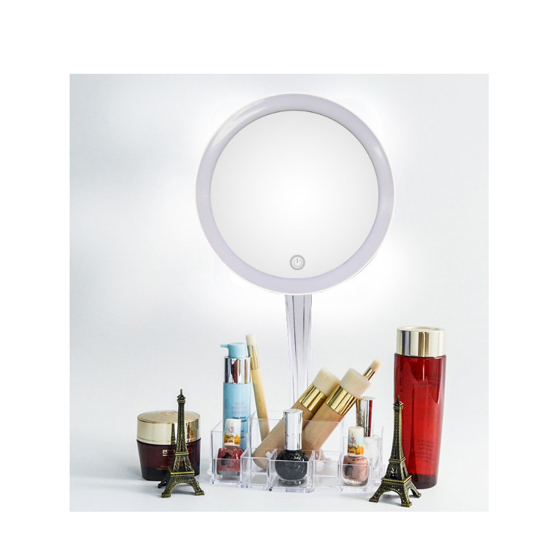 Καθρέπτης μακιγιάζ με LED και θήκες - HH098 - 227814 - Image 2