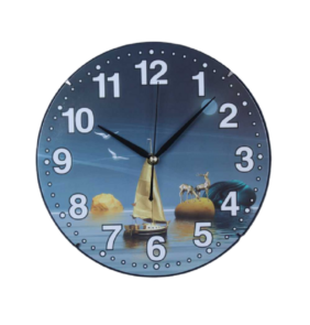 Ρολόι τοίχου - 831-1 - 283117 - Blue/Gold