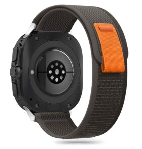 TECH-PROTECT NYLON SAMSUNG GALAXY WATCH ULTRA 2024 / 2025 (47 MM) BLACK/ORANGE