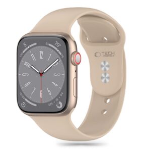 TECH-PROTECT SILICONE APPLE WATCH 8 / 9 / 10 / 11 / SE (40 / 41 / 42 MM) WALNUT