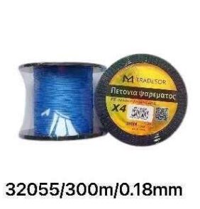 Πετονιά ψαρέματος - Νήμα χρωματιστό - 300m - 0.18mm - 932055