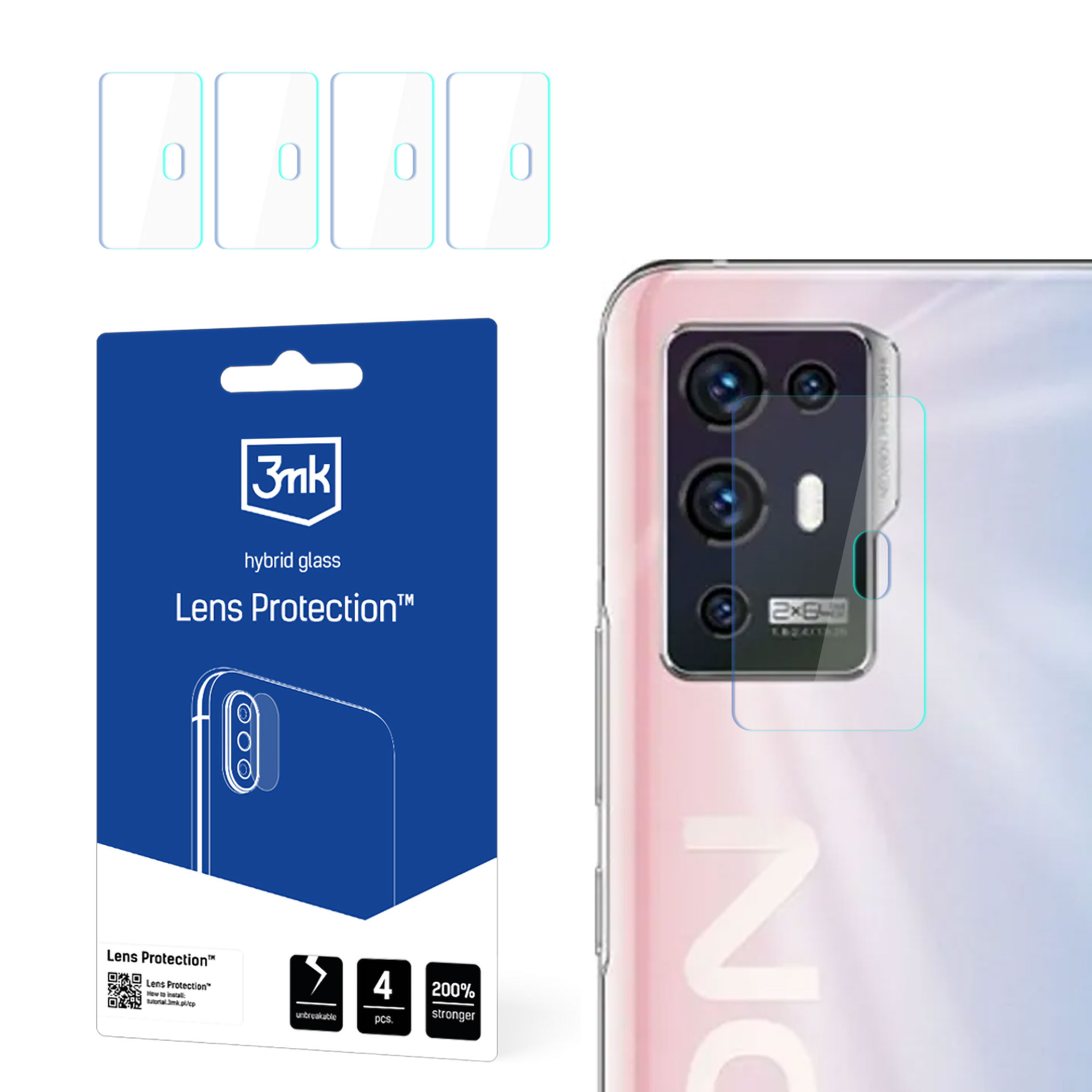 ZTE Axon 30 Pro - 3mk Lens Protection
