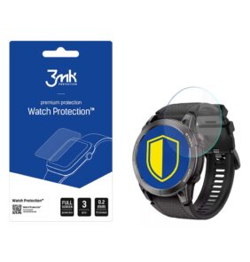 Manta Activ X GPS black SWA001BK - 3mk Watch Protection FlexibleGlass