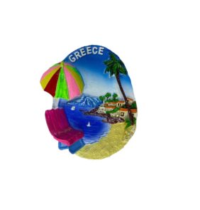 Tουριστικό μαγνητάκι Souvenir – Σετ 12pcs - Resin Magnet - Greece - 678023