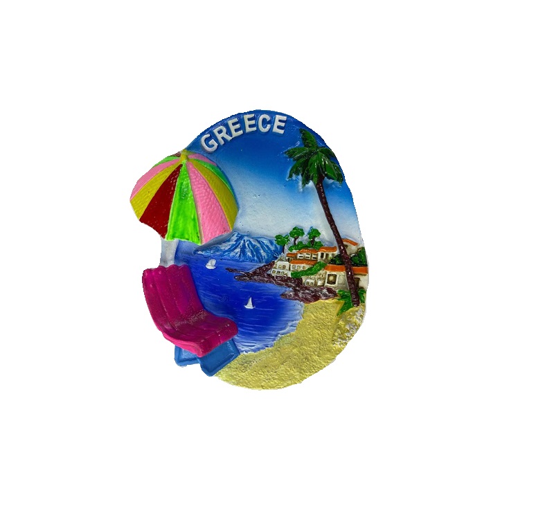 Tουριστικό μαγνητάκι Souvenir – Σετ 12pcs - Resin Magnet - Greece - 678023