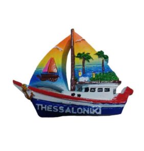 Tουριστικό μαγνητάκι Souvenir - Σετ 12pcs - Resin Magnet - Thessaloniki - 678339