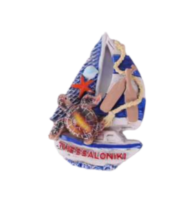 Tουριστικό μαγνητάκι Souvenir - Σετ 12pcs - Resin Magnet - Thessaloniki - 678401