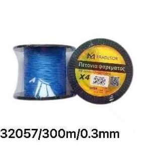 Πετονιά ψαρέματος - Νήμα χρωματιστό - 300m - 0.3mm - 932057