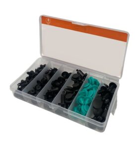 Σετ συνδετήρες αυτοκινήτου 6 τύπων - 120pcs - CD172702 - 727027