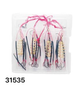 Μαλαγρωτής ψαρέματος σπιράλ με αγκίστρια - 4pcs - 931535