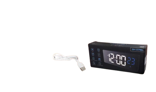 Ψηφιακό ρολόι – Ξυπνητήρι - 0715 - 907151 - Black