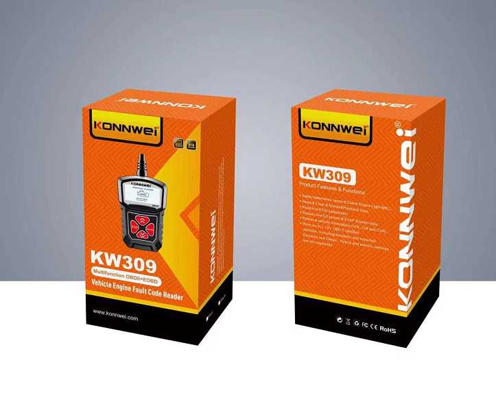 Ψηφιακό διαγνωστικό αυτοκινήτων OBDII/EOBD - Konnwei - KW309 - 638024 - Image 2