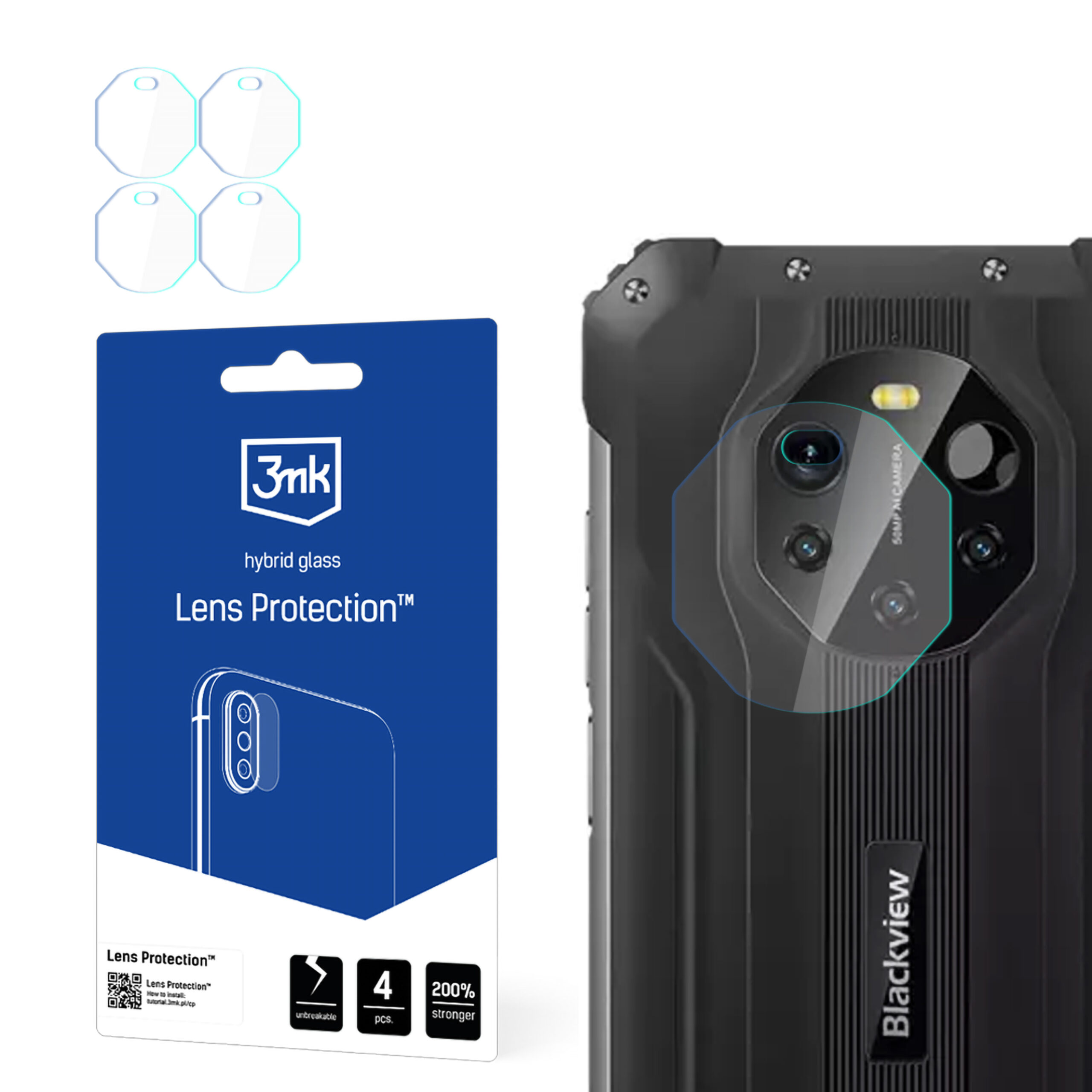 Blackview BL8800 - 3mk Lens Protection