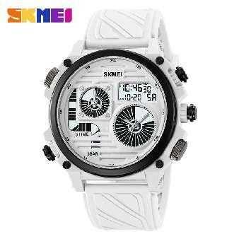 Ψηφιακό/αναλογικό ρολόι χειρός – Skmei - 2202 - White - Image 2