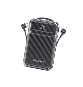 Powerbank - P89K - 10.000mah - AWEI - 007665 - Black