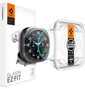 TEMPERED GLASS SPIGEN GLAS.TR ”EZ-FIT” 2-PACK SAMSUNG GALAXY WATCH ULTRA 2024 / 2025 (47 MM) CLEAR
